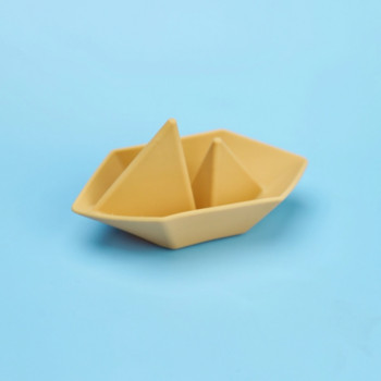 Παιχνίδια μπάνιου για μωρά BPA Δωρεάν Νερό Παίξτε χαριτωμένο καλούπι βάρκας Βρεφική σιλικόνη παιχνίδι κινουμένων σχεδίων για νήπια 4 τμχ ανά σετ