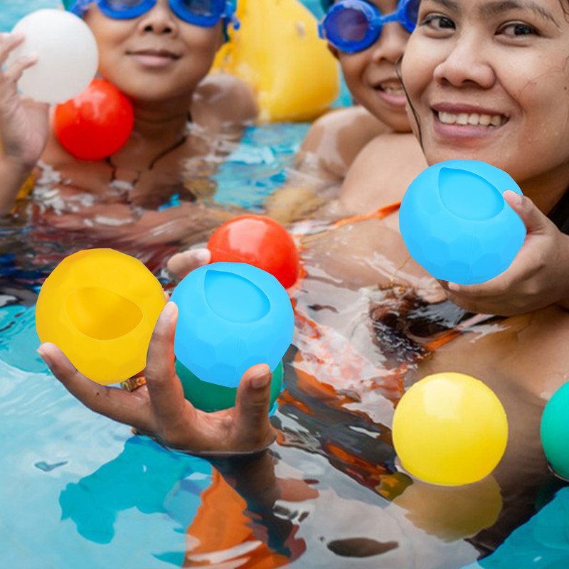 4 gab. Ūdens baloni āra rotaļu baloni pludmalei silikona spēļu piederumi, smilšu vasaras rotaļlietas bērniem
