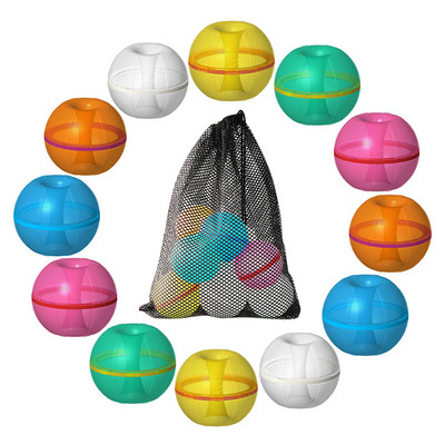 12 gab. Magnētiska atkārtoti lietojama ūdens bumba, ātri uzpildāmi baloni, baseins pludmales vannas rotaļlietas. Pašaizzīmogoša ūdens bumba bērniem āra aktivitātēm