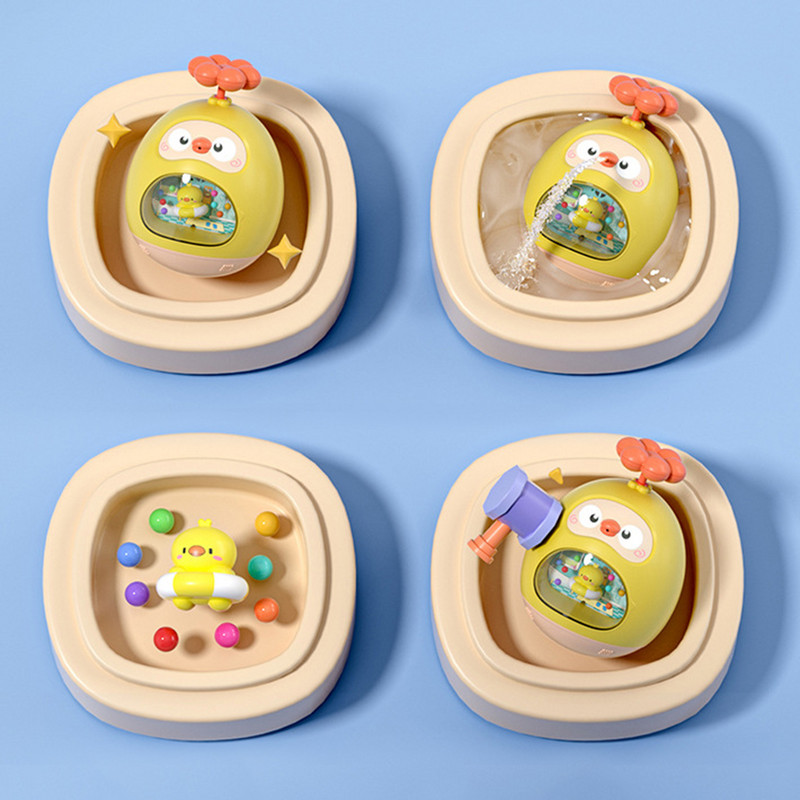 Bērnu vannas rotaļlieta amfībija, jauka, izsmidzināma ūdens tvertne rotaļlieta ūdens vanna baseins pludmales bērnu rotaļlietas 12 mēneši vannas istabai