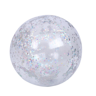 PVC zadebljani prozirni foto ukrasni rekviziti za igranje u vodi Dječja vanjska plaža Bobo lopta sa šljokicama na napuhavanje