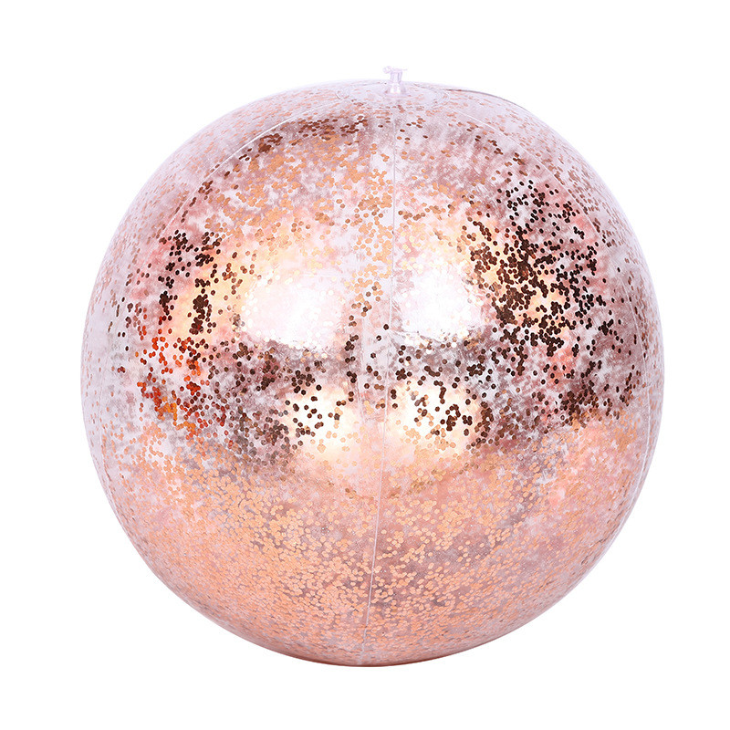 PVC zadebljani prozirni foto ukrasni rekviziti za igranje u vodi Dječja vanjska plaža Bobo lopta sa šljokicama na napuhavanje