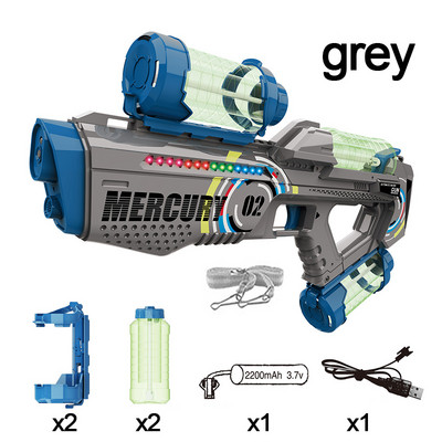 Bērnu elektriskā ūdens pistole Vasaras bērnu āra rotaļlieta Ūdens pistole Pilnībā automātiska lieljaudas apgaismojuma ūdens rotaļlieta bērniem