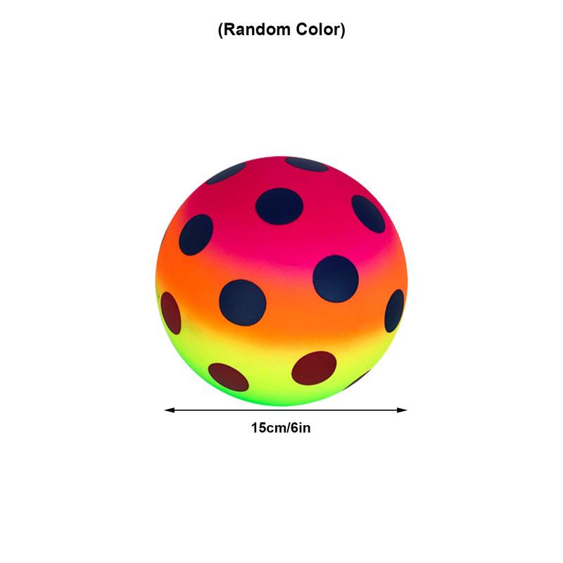 Lopta za igralište od 6 inča Šarene lopte za plažu na napuhavanje Rainbow PVC Sport Kickball Dječji rukomet za dvoranu i na otvorenom