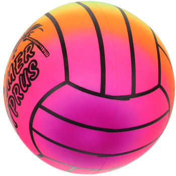 Удебелена Rainbow Pvc волейболна детска надуваема играчка Спортно оборудване на закрито и на открито Плажни големи топки Плажна топка