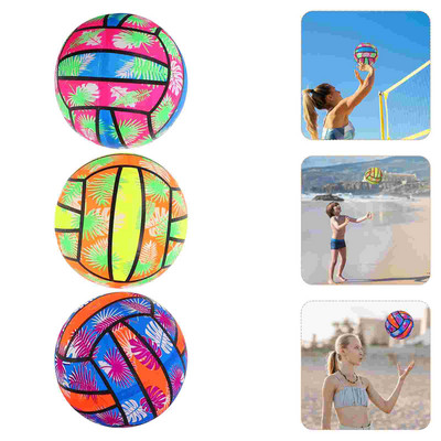 3 τμχ The Inflatable Balls Beach Outdoor Volleyball Toy Pvc Children Summer Fitness Summer Games