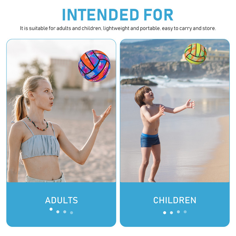 3 db Felfújható labdák strand szabadtéri röplabda játék PVC gyerekek nyári fitnesz nyári játékok
