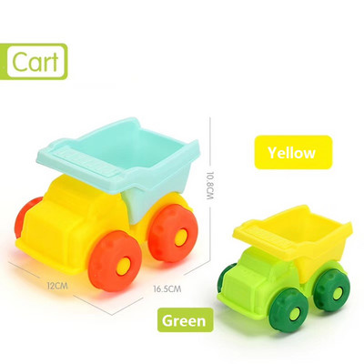 Pludmales rotaļlietas bērniem Vasaras bērni Smilšu ūdens Pludmales Rotaļlietas TPE Pludmales Pils Spainis Lāpsta Lāpsta Grābeklis Ūdens rīks