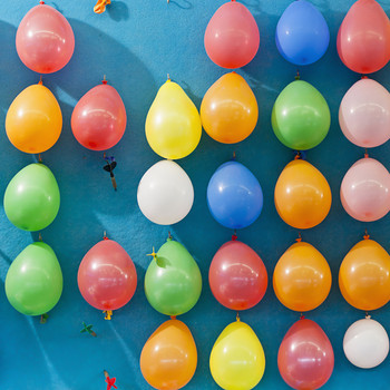 500Pcs Latex Air Balloon Μάτσο με μπαλόνια νερού Παιχνίδια Πολύχρωμο φουσκωτό μπαλόνι για υπαίθρια παιχνίδια σκοποβολής Προμήθειες πάρτι