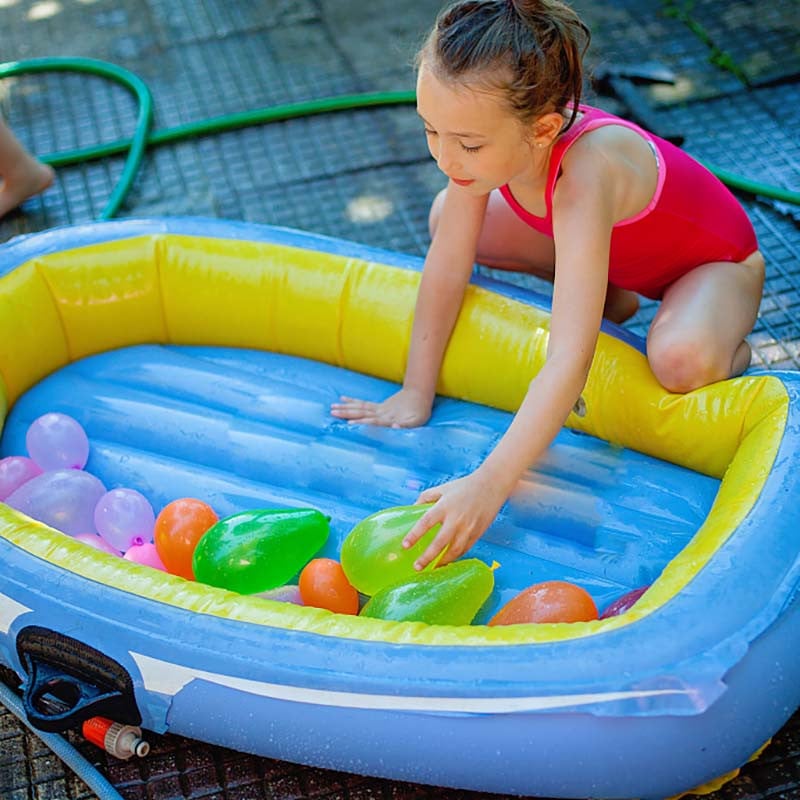 500 gab. Lateksa gaisa balons Ūdens balonu rotaļlietu daudzkrāsains piepūšamais balons āra šaušanas spēlēm ballīšu piederumi