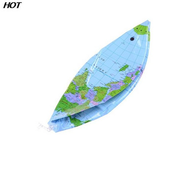 ΖΕΣΤΟ! 40cm Early Educational Inflatable Earth World Geography Globe Map Balloon Toy Beach Ball