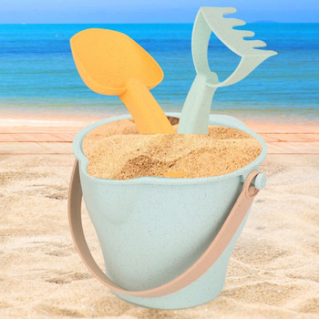 Y1UB Плажна играчка Игра на открито в пясък Замък играчка с мухъл Лопата Камион пясъчни замъци Играчка Играчка за вана Водна игра Детска образователна играчка