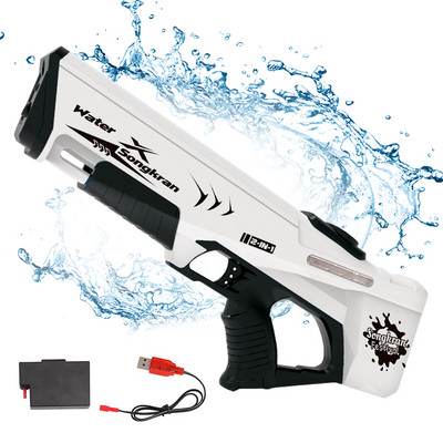 Ljeto 2024 Električni vodeni pištolj Igračke puca Visoki pritisak Snažno punjenje Energija Voda Automatski sprej za upijanje vode Djeca