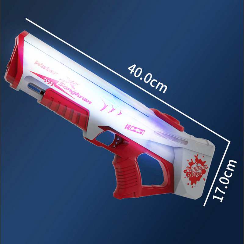 Ljeto 2024 Električni vodeni pištolj Igračke puca Visoki pritisak Snažno punjenje Energija Voda Automatski sprej za upijanje vode Djeca
