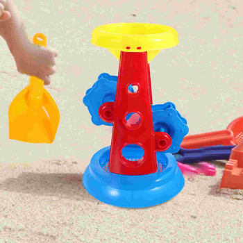 5 ΤΕΜ. Sand Clock Toy Kids Playing Bucket Toddler Beach Toys Sandbox Wheel