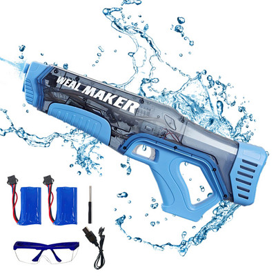 2024. gada automātiskā vasaras elektriskā rotaļlieta, ūdens pistole, indukcijas ūdens pistole, augstas tehnoloģijas izsmidzināma baseina pludmales āra ūdens cīņas rotaļlieta bērniem