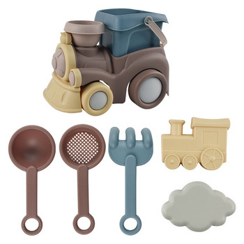 Плажни играчки Детски комплект за игра Играчки за пясък на открито Копаене Пластмасови инструменти за малки деца
