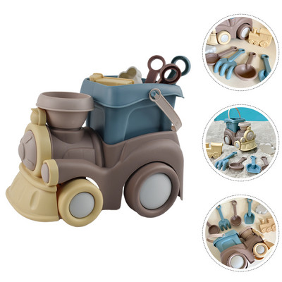 Beach Toy Kids Playset Kit Outdoor Sand Toys Σκάψιμο Πλαστικά Εργαλεία για νήπια