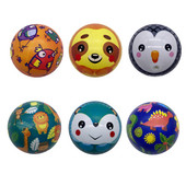 6“ gumena crtana lopta na napuhavanje Dječje sportske igračke za zatvorene i vanjske sportove Roditelji Dječji sportovi Lopta za plažu za odrasle Dobri darovi