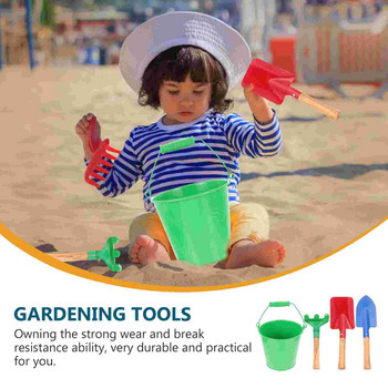 έξω από Kids Toys Sand Gardening Rake Tools for Children Beach Planting Hand