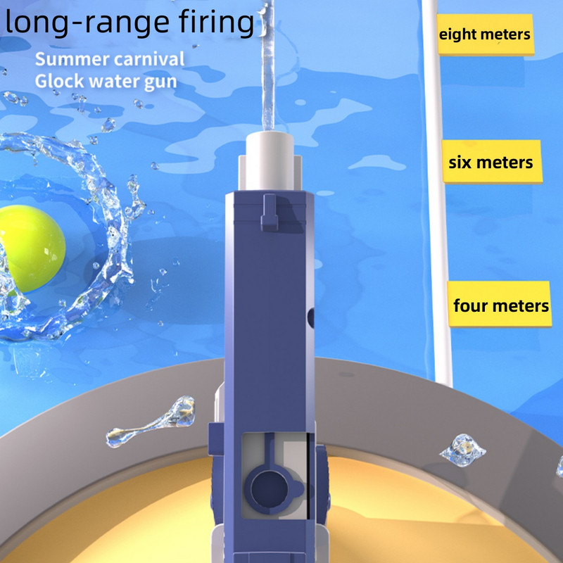 Mini kézi vízipisztoly gyerekeknek és lányoknak játék Burst automatikus jelismétlő vízpermetes strandjáték Airdrop