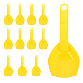 12 bucăți Jucării de plajă pentru copii pentru copii 8-10 lopeți mici Castelul de nisip exterior cutie cu nisip Plastic 6-10 călătorie Copil