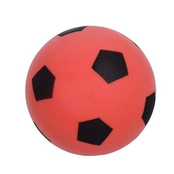 1PC Машинно зашити футболни футболни топки с персонализиран печат от пяна Многоцветен тих футбол