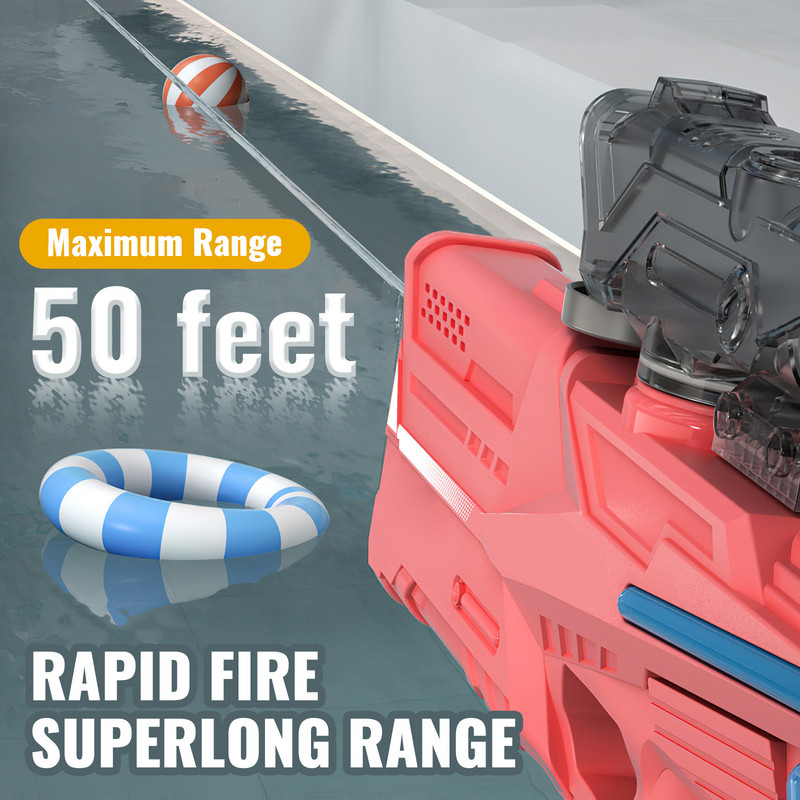 Električni vodeni pištolj Igračke koje pucaju Dječji Visokotlačni Snažno punjenje Energija Voda Automatski raspršivač vode Dječje igračke pištolji