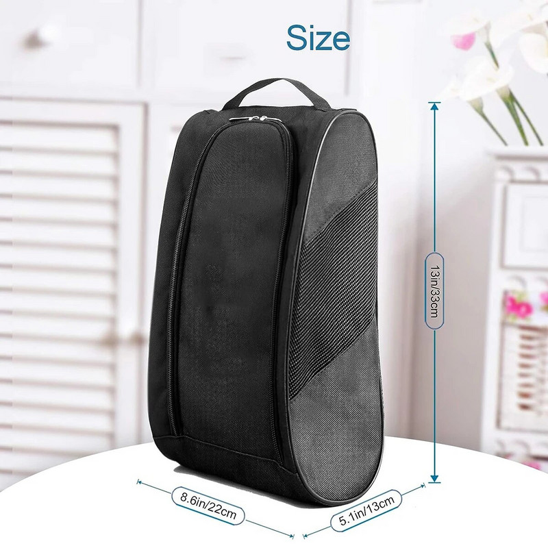 Pārnēsājama futbola zābaku soma, golfa futbola basketbola apavu soma vīriešiem, sievietēm, zēniem, meitenēm