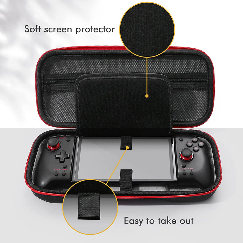Torbica za nošenje Hori Split Pad Pro Prijenosna tvrda torbica za nošenje Switch Hori Split Pad Pro & Binbok Joy Pad C