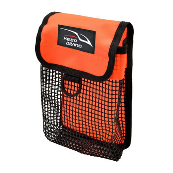 Scuba Diving Signal Tub Roel Snap Buoy Snap Snap Storage Mesh Bag Υποβρύχια βάση θήκης εξοπλισμού θήκης Θήκη μεταφοράς Εξωτερική τσάντα κατάδυσης G99D