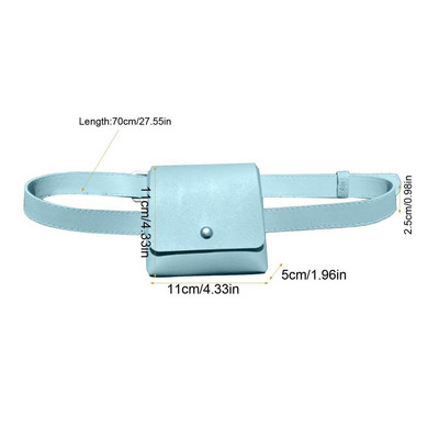 1gab Golfa tālmēra ādas soma, magnētiska aizdares turētāja futrālis, pārnēsāšanas soma attāluma jostas jostas soma golfa jostas maisiņš sievietēm