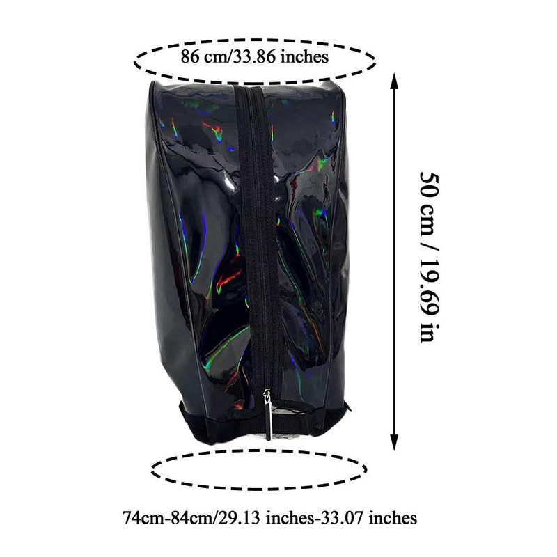 Ūdensnecaurlaidīgs golfa somas lietus pārsegs āra golfa stabu somas pārsegs PVC putekļu necaurlaidīgs lietus pārsegs golfa laukuma piederumi, viegli pārnēsājami