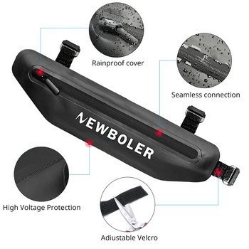 NEWBOLER Τσάντες ποδηλάτου Cycling Top Tube Μπροστινό πλαίσιο Τσάντα Αδιάβροχη MTB Road Triangle Pannier Dirtresistant αξεσουάρ ποδηλάτου Τσάντες