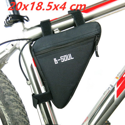 Geantă triunghiulară pentru bicicletă Geantă de depozitare pentru șa din tub din față Husă impermeabilă Durabilă Bicicletă Versatilă Geantă durabilă Accesorii pentru biciclete