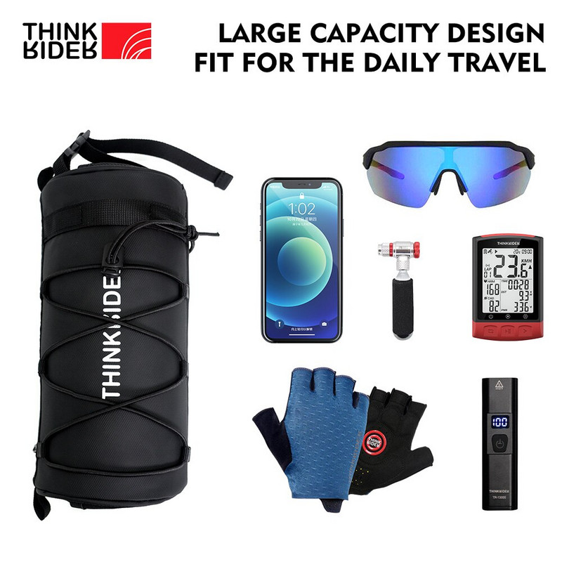 Geanta pentru ghidon ThinkRider Genți pentru bicicletă Geantă pentru cadru Geantă portabilă de umăr multifuncțională Accesoriu pentru bicicletă
