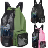 Sukeldumisvarustuse kott ujumiskott võrgust nööriga seljakott Wet Pocket rannaseljakotiga ujumiseks tasuta sukeldumise ja surfamise jõusaalitreeningu jaoks