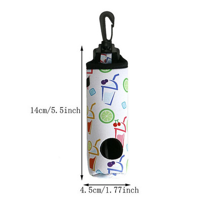 Golfipallikott Kaasaskantav minigolfipalli vööpakk, kuhu mahub 3 golfipalli, 3 naela hoiutasku vöörihma klamber Golfitarvikud