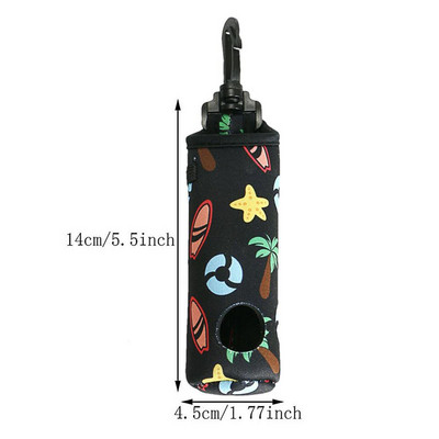 Golfipallikott Kaasaskantav minigolfipalli vööpakk, kuhu mahub 3 golfipalli, 3 naela hoiutasku vöörihma klamber Golfitarvikud