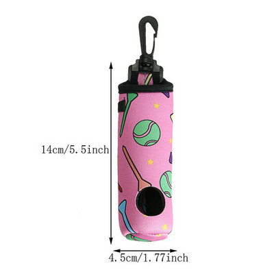 Golfipallikott Kaasaskantav minigolfipalli vööpakk, kuhu mahub 3 golfipalli, 3 naela hoiutasku vöörihma klamber Golfitarvikud