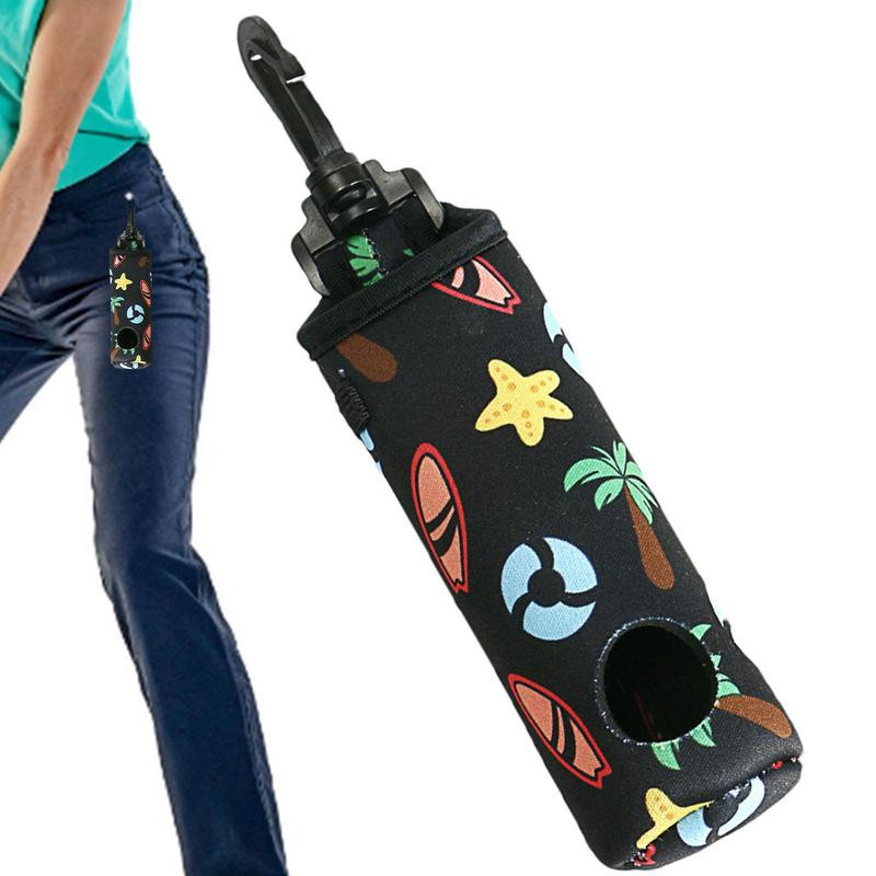 Golfipallikott Kaasaskantav minigolfipalli vööpakk, kuhu mahub 3 golfipalli, 3 naela hoiutasku vöörihma klamber Golfitarvikud