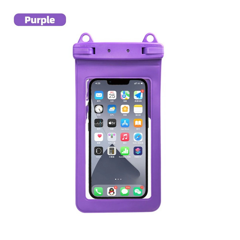 ABS+PVC ūdensnecaurlaidīga tālruņa soma Jauna ūdensnecaurlaidīga nodiluma pa diagonāli ūdensnecaurlaidīga tālruņa maciņa dubultā āķa peldēšanas somas peldēšanai