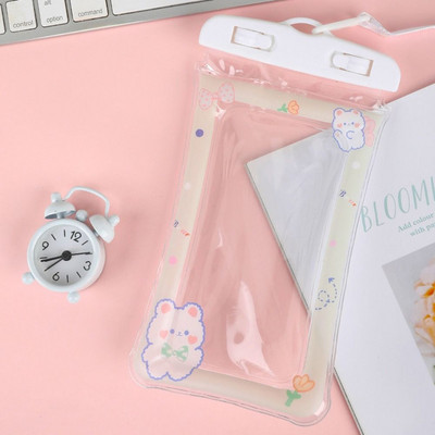 Multifilmi veekindel telefoniümbris armas rihmaga turvapadi Põrutuskindel telefonikott Puuteekraaniga mobiiltelefoni tihendikotid