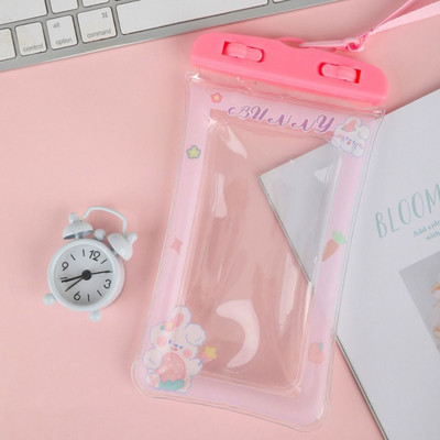 Multifilmi veekindel telefoniümbris armas rihmaga turvapadi Põrutuskindel telefonikott Puuteekraaniga mobiiltelefoni tihendikotid