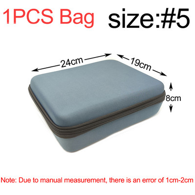 EVA organizatora glabāšanas soma 12 veidu ceļojumu austiņu rāvējslēdzēja futrālis automašīnas lēciena sākuma somām Multimetra rīku uzglabāšanas kaste