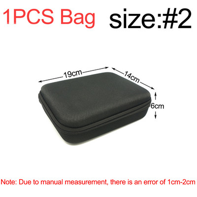 EVA organizatora glabāšanas soma 12 veidu ceļojumu austiņu rāvējslēdzēja futrālis automašīnas lēciena sākuma somām Multimetra rīku uzglabāšanas kaste