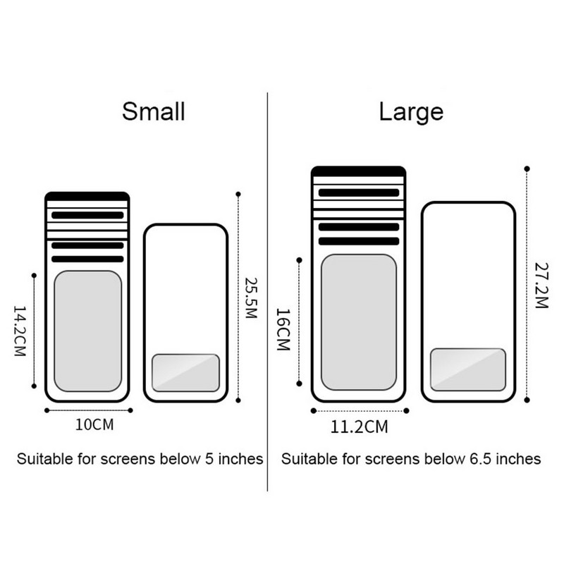 Husă impermeabilă pentru husă pentru telefon cu ecran tactil pentru telefon mobil Husă uscată de scufundări cu curea pentru gât pentru iPhone Xiaomi Samsung Meizu