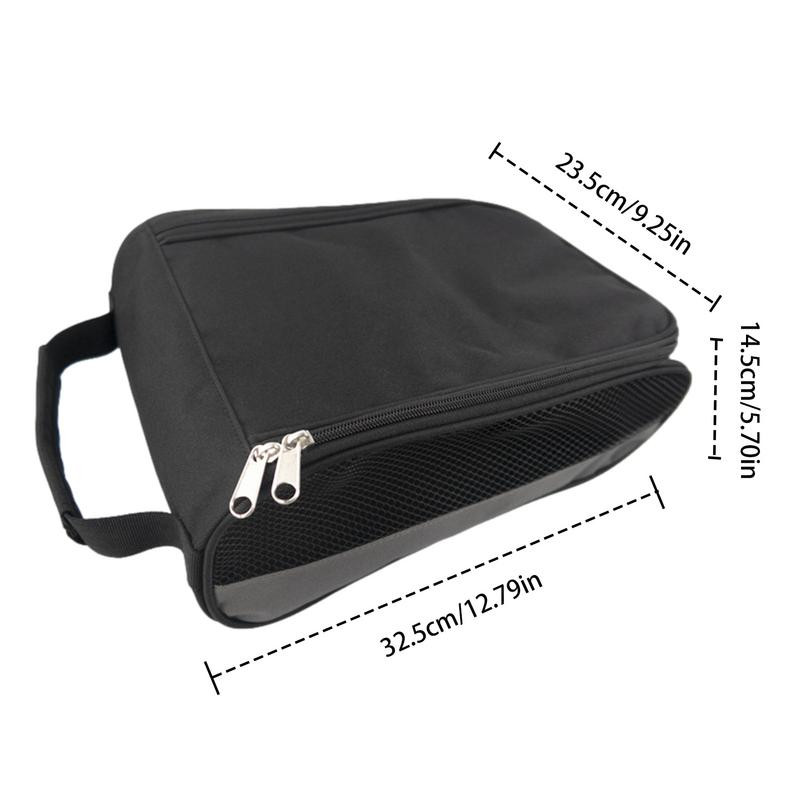 Hordozható golfcipőtáska Oxford textilcipő hordtáskák lélegző könnyű golf kézitáska porálló futball teniszcipő táska