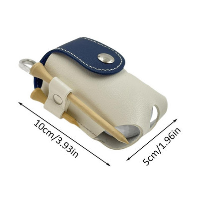 Mini džepna kožna torbica za pohranu loptica za golf Prijenosna torba za držanje oko struka Spremnik za mini golf loptice Divot Torba za golf za pohranu oko struka