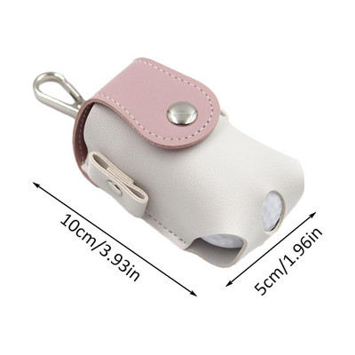 Mini džepna kožna torbica za pohranu loptica za golf Prijenosna torba za držanje oko struka Spremnik za mini golf loptice Divot Torba za golf za pohranu oko struka